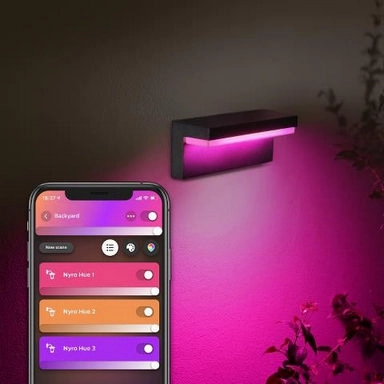 Venkovní nástěnné LED svítidlo Philips Hue Nyro 17456/30/P7 2000K-6500K RGB (obrázek 5)