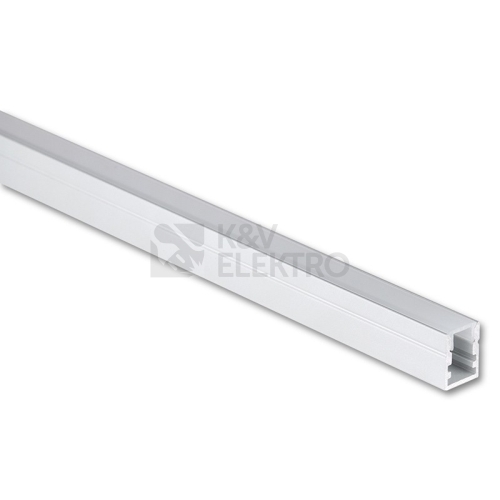  Přisazený hliníkový LED profil PK2 McLED ML-761.047.43.2 10x13mm matný difuzor 2m