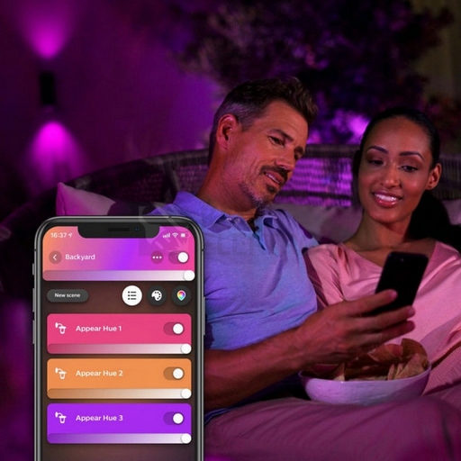 Obrázek produktu  Venkovní nástěnné LED svítidlo Philips Hue Appear 17463/30/P7 2000K-6500K RGB 5