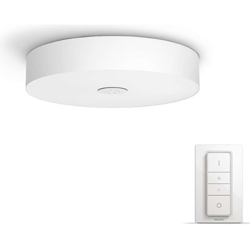 Levně Bluetooth LED stropní svítidlo Philips Hue Fair BT 40340/31/P6 bílé 2200-6500K s dálkovým ovladačem