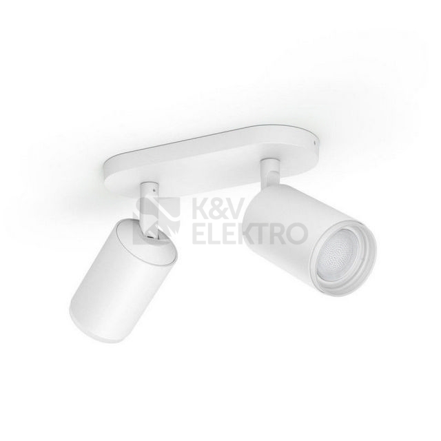 Obrázek produktu Bluetooth LED bodové svítidlo Philips Hue Fugato 50632/31/P7 2xGU10/5,7W 2000-6500K RGB 0