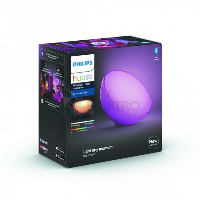Obrázek produktu Bluetooth přenosná lampa Philips Hue Go 76020/31/P7 2000-6500K RGB 2