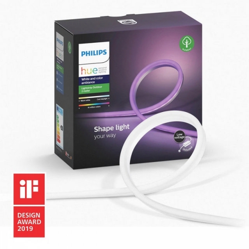 Levně Venkovní LED pásek 2m Philips Hue White and Color Ambiance 2000-6500K RGB 8718699709839