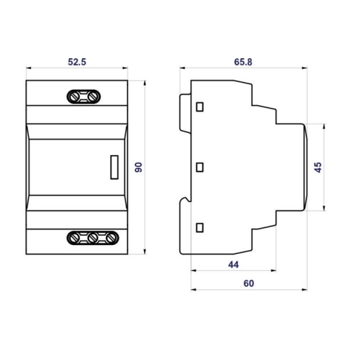 Svodič přepětí SPD typ 3 s VF filtrem HSAF10