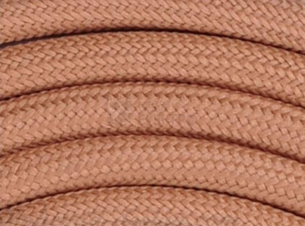 Obrázek produktu Textilní kabel H03VV-F 2x0,75 5m béžová 15 (CYSY 2Dx0,75) 0