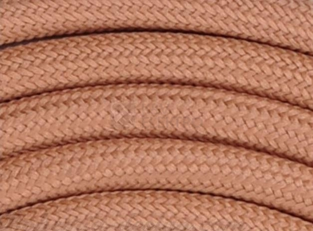 Obrázek produktu Textilní kabel H03VV-F 2x0,75 5m béžová 15 (CYSY 2Dx0,75) 0
