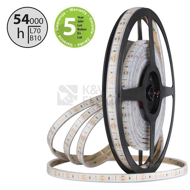 Obrázek produktu LED pásek McLED 12V studená bílá š=10mm IP68 9,6W/m 120LED/m SMD2835 ML-121.866.60.0 2