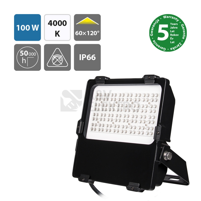 Obrázek produktu LED reflektor McLED Delta 100 100W 12700lm 4000K IP66 ML-511.711.28.4 1