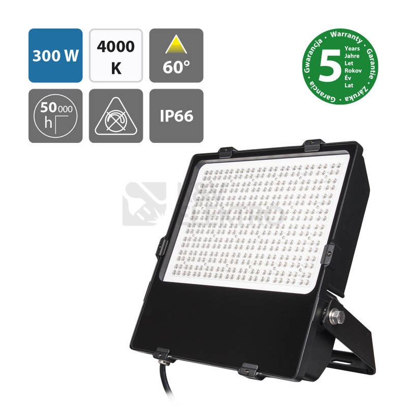 Obrázek produktu LED reflektor McLED Delta 300 4000K 300W 60° IP66 ML-511.741.28.3 1