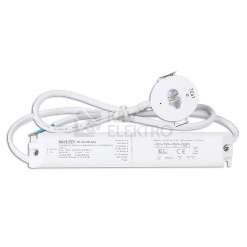 LED nouzové svítidlo McLED Insert C corridor 1,5Ah 3h 6000K ML-461.001.68.0