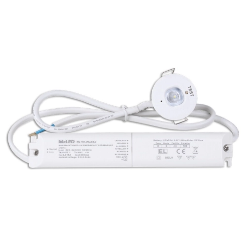 LED nouzové svítidlo McLED Insert O antipanik 1,5Ah 3h 6000K ML-461.002.68.0 (obrázek 6)