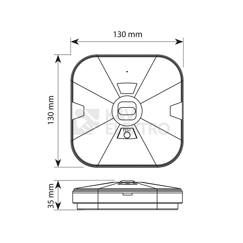 Obrázek produktu LED nouzové svítidlo McLED Superior C corridor 1,5Ah 3h 6000K ML-461.003.68.0 4