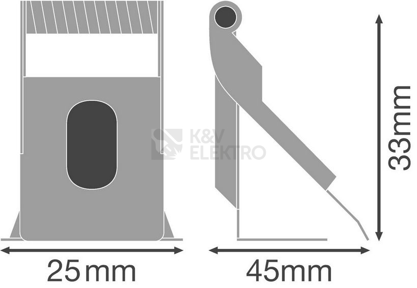 Obrázek produktu Sada 4ks klipů k připevnění LED panelů LEDVANCE MOUNT CLIPS VAL do podhledu 4058075409859 1