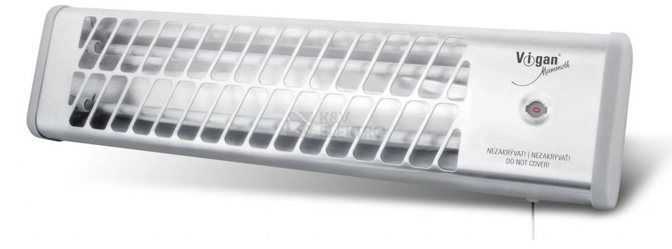 Obrázek produktu Nástěnný infrazářič VIGAN TK1 Mammoth 600/1200W 0
