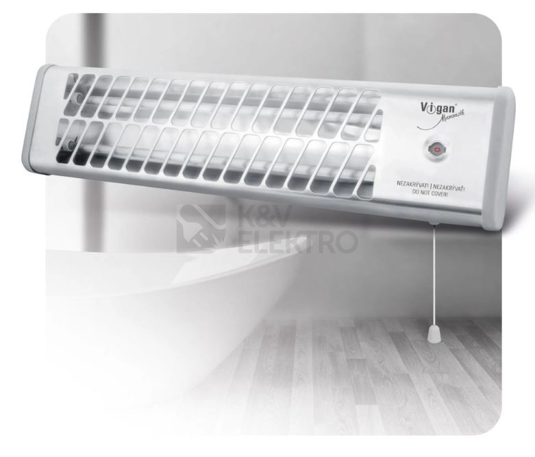 Obrázek produktu Nástěnný infrazářič VIGAN TK1 Mammoth 600/1200W 1