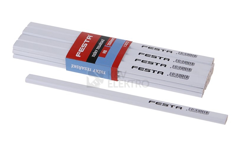 Obrázek produktu  Tužka tesařská 250mm Festa 552342 bílá 0