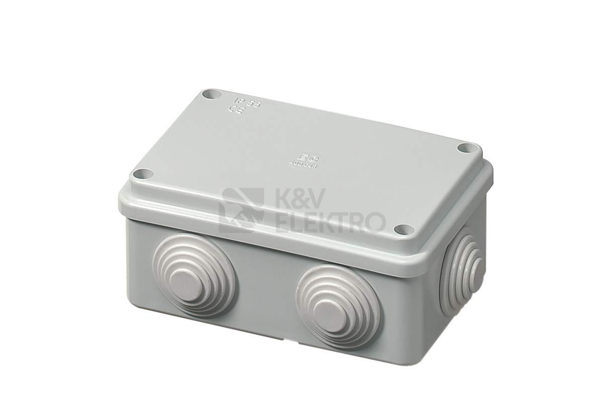 Obrázek produktu  Krabice Malpro S-BOX 206M 120x80x50mm 6 průchodek IP55 šedá 0
