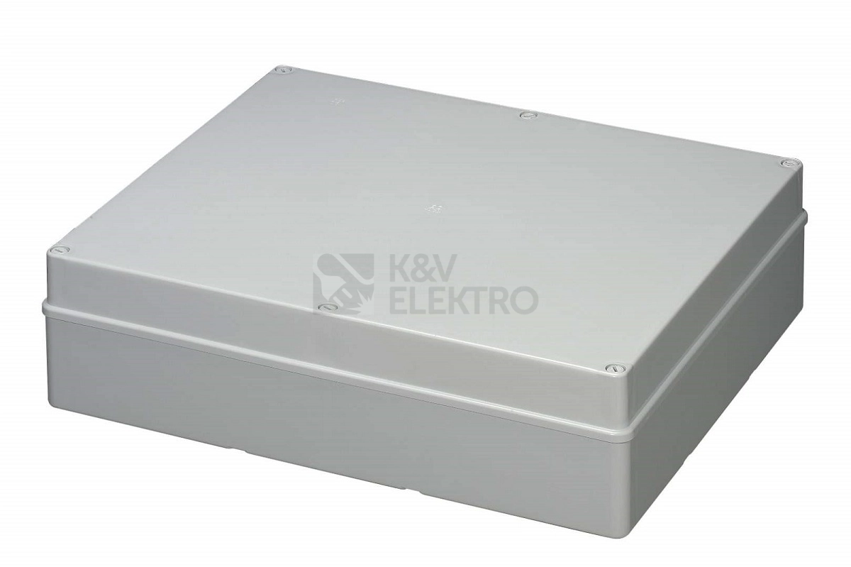 Obrázek produktu Krabice Malpro S-BOX 816M 460x380x120mm bez průchodek IP56 šedá 0