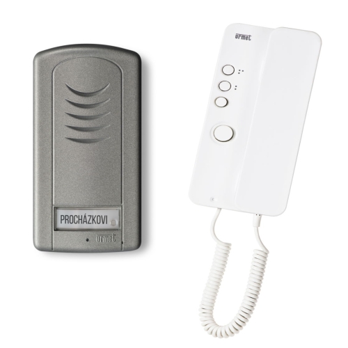 Souprava domovního telefonu Urmet 1129/501 pro jednoho účastníka