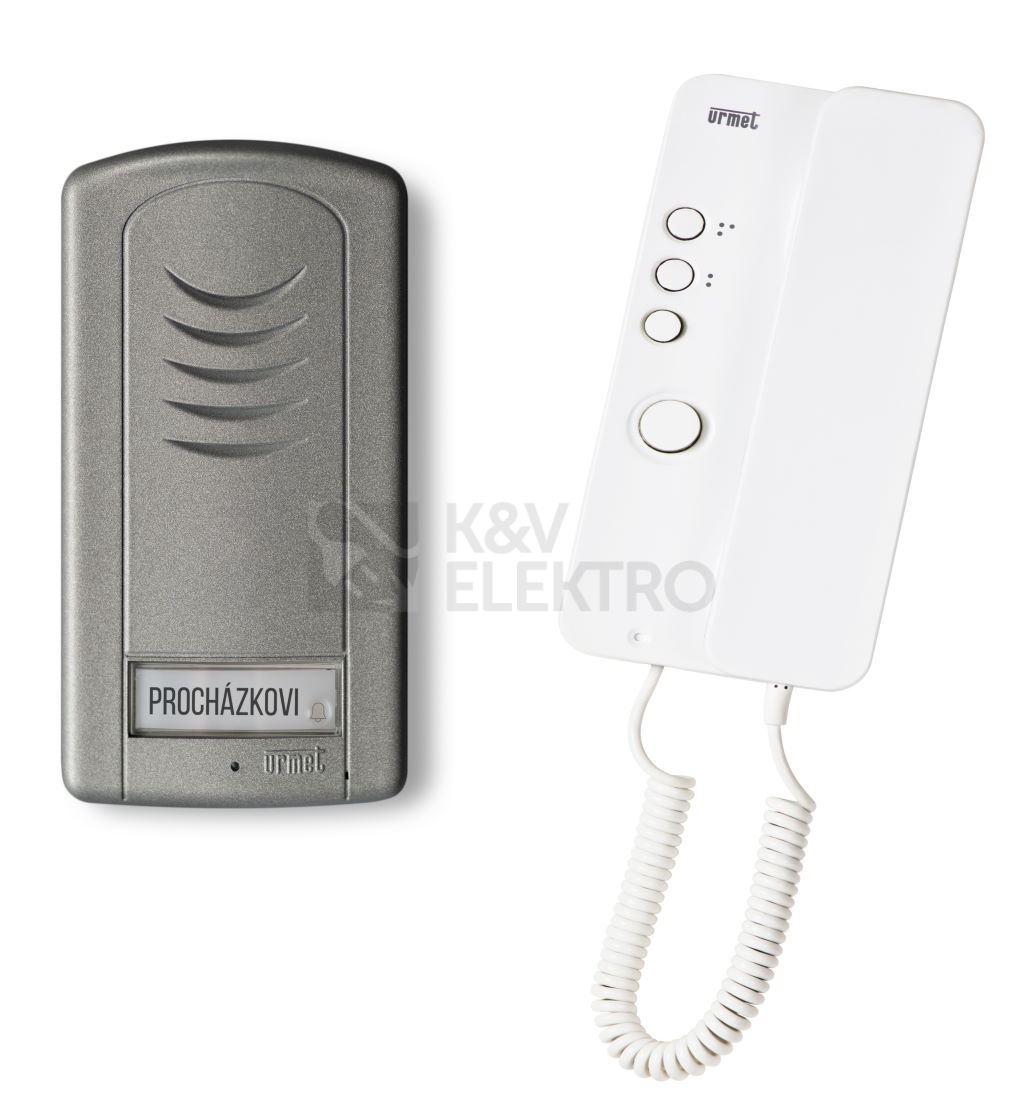 Obrázek produktu  Souprava domovního telefonu Urmet 1129/501 pro jednoho účastníka 0