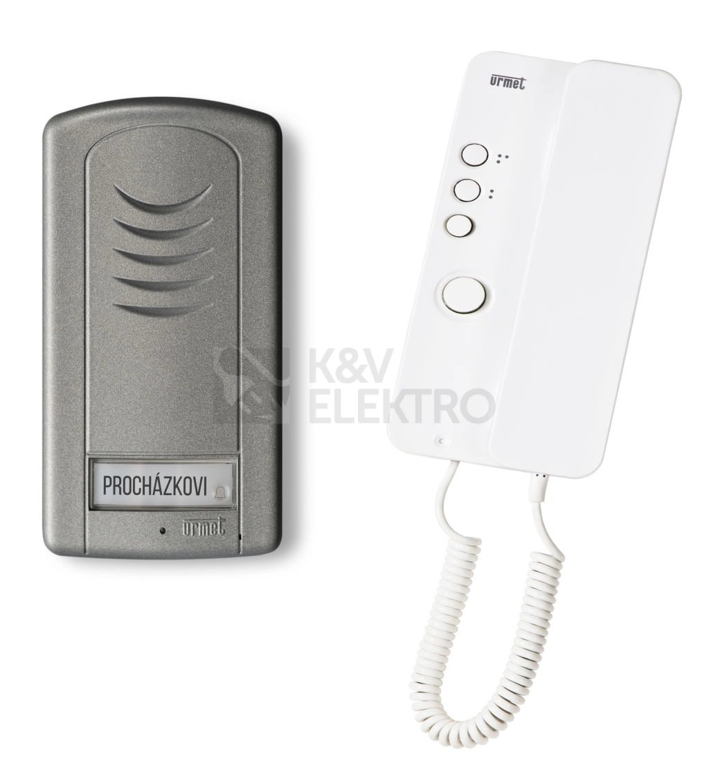 Obrázek produktu Souprava domovního telefonu Urmet 1129/501 pro jednoho účastníka 0