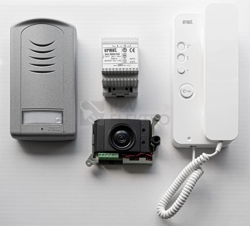 Obrázek produktu Souprava domovního telefonu Urmet 1129/501 pro jednoho účastníka 1