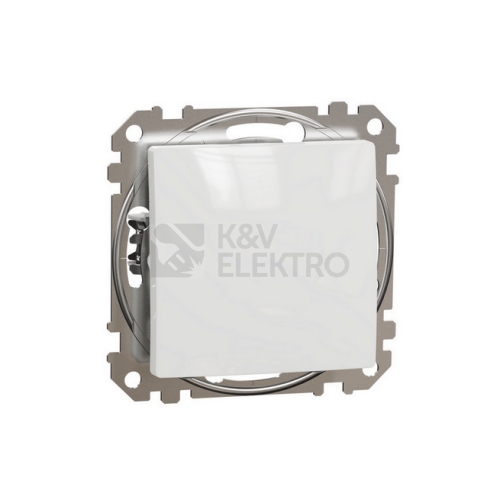 Schneider Electric Sedna Design/Elements tlačítko č.1/0 bílá SDD111111
