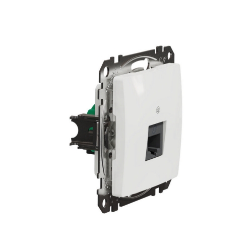Schneider Electric Sedna Design/Elements datová zásuvka 1xRJ45 kat.5e UTP bílá SDD111451