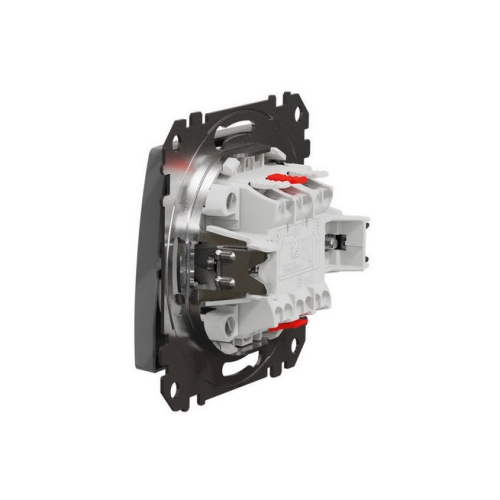 Schneider Electric Sedna Design/Elements vypínač č.7 alu SDD113107