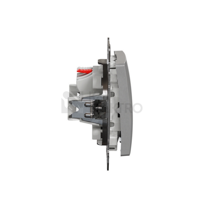 Obrázek produktu Schneider Electric Sedna Design/Elements tlačítko č.1/0 alu SDD113111 2