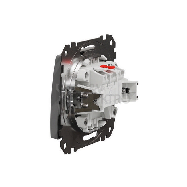Obrázek produktu Schneider Electric Sedna Design/Elements tlačítko č.1/0 alu SDD113111 4
