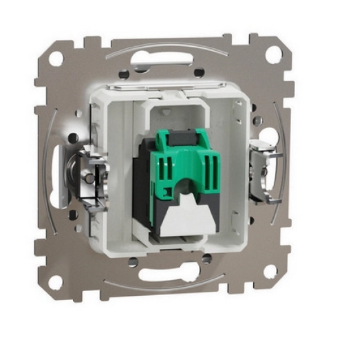 Schneider Electric Sedna Design/Elements datová zásuvka 1xRJ45 kat.5e UTP alu SDD113451 (obrázek 2)