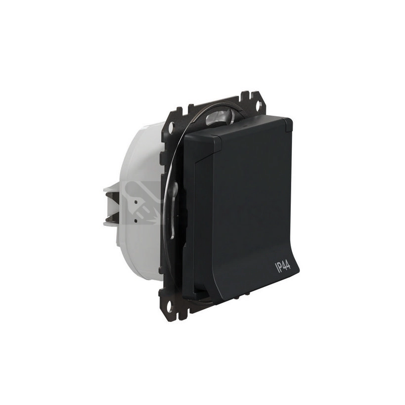 Obrázek produktu Schneider Electric Sedna Design/Elements zásuvka IP44 antracit SDD214014 1