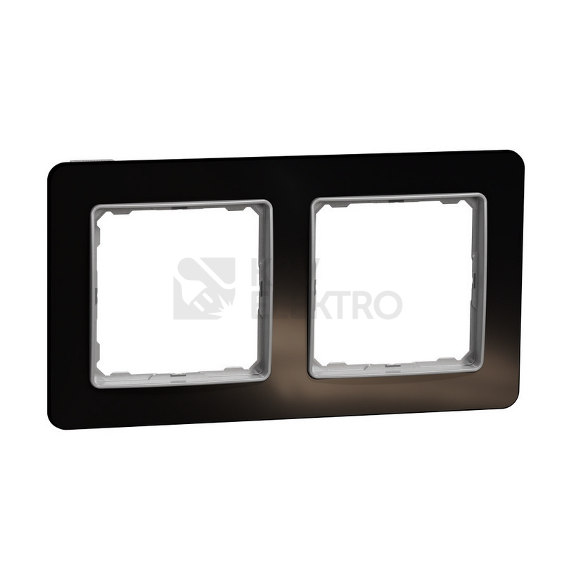 Obrázek produktu Schneider Electric Sedna Elements dvojrámeček tmavé sklo SDD361802 0