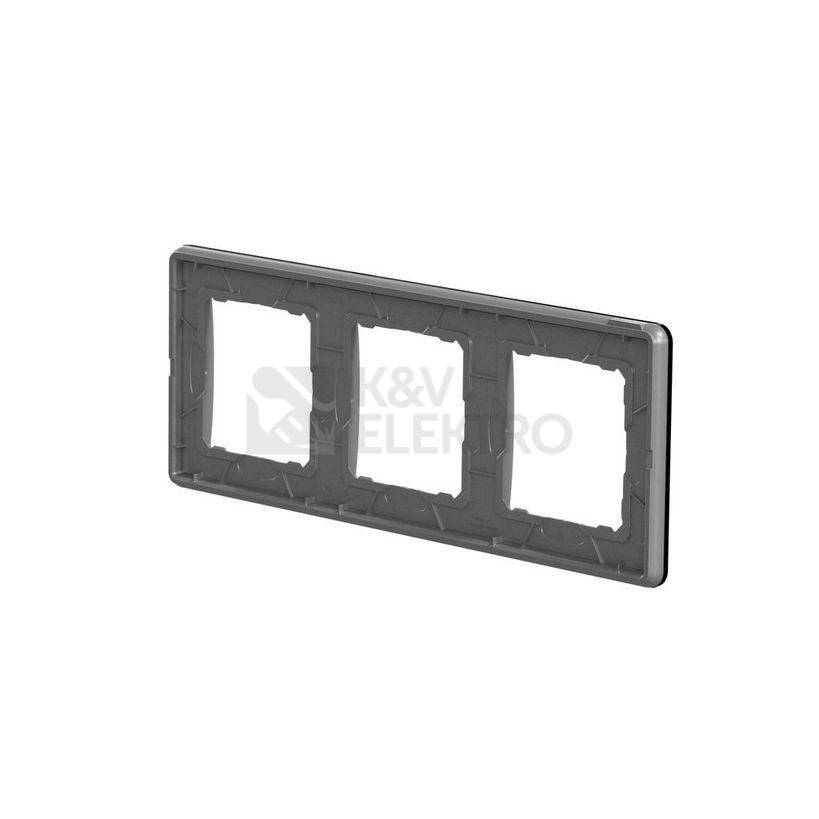Obrázek produktu Schneider Electric Sedna Elements trojrámeček tmavé sklo SDD361803 3