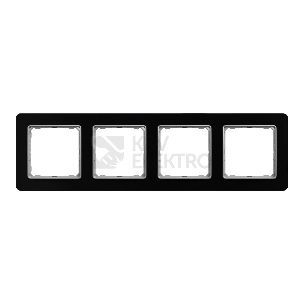 Obrázek produktu Schneider Electric Sedna Elements čtyřrámeček tmavé sklo SDD361804 0