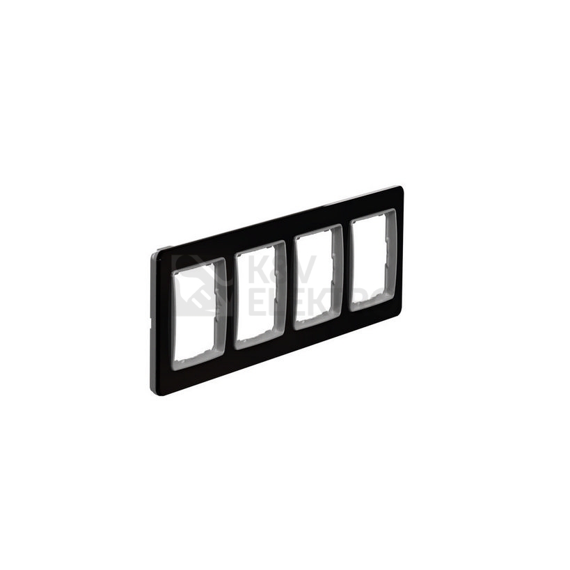 Obrázek produktu Schneider Electric Sedna Elements čtyřrámeček tmavé sklo SDD361804 1