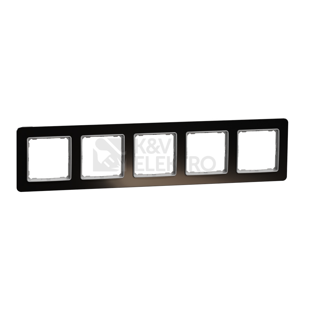 Obrázek produktu Schneider Electric Sedna Elements pětirámeček tmavé sklo SDD361805 0