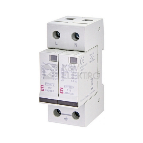 Svodič přepětí ETITEC V T12 280/12,5 1+1 002442903