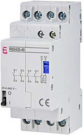 Bistabilní spínač ETI RBS425-40-230V AC 4NO 25A 002464125
