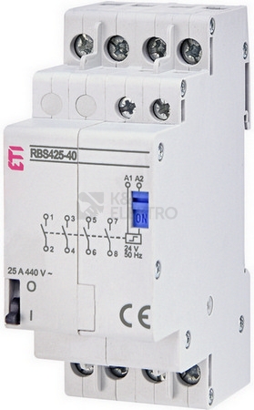 Obrázek produktu Bistabilní spínač ETI RBS425-40-24V AC 4NO 25A 002464143 0