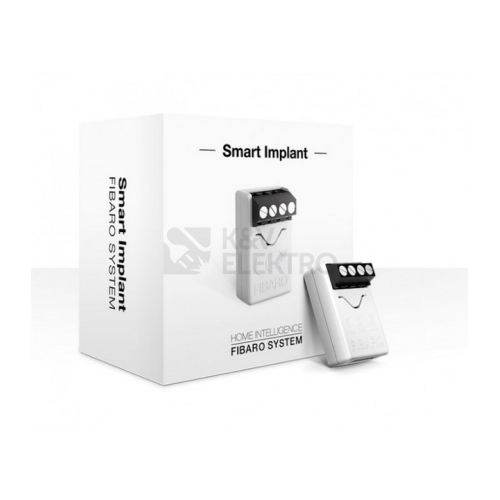 Chytrý spínací senzor Fibaro Smart Implant Z-Wave Plus FIB-FGBS-222