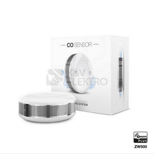 Detektor oxidu uhelnatého Fibaro CO Sensor Z-Wave FIB-FGCD-001-ZW5