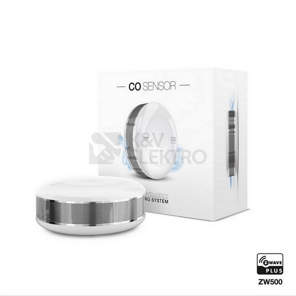 Obrázek produktu Detektor oxidu uhelnatého Fibaro CO Sensor Z-Wave FIB-FGCD-001-ZW5 0