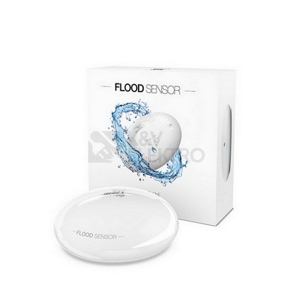 Obrázek produktu Bezdrátový detektor zaplavení Fibaro Z-Wave Plus FIB-FGFS-101-ZW5 1