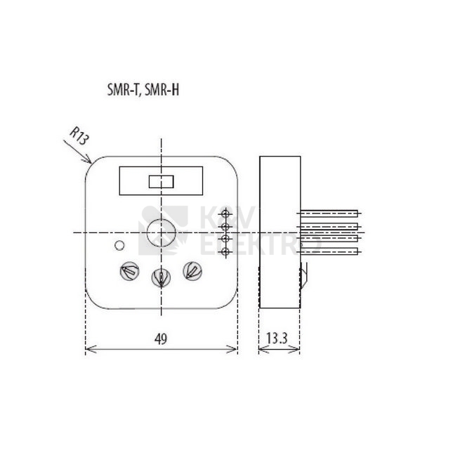 Obrázek produktu RELE ETI SMR-T/230V 1