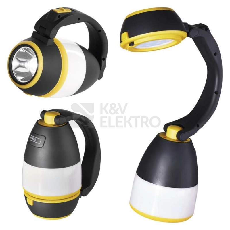 Obrázek produktu LED multifunkční kempingová svítilna EMOS P4008 215lm 3x AA 7