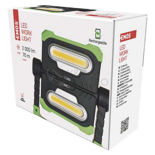 Obrázek produktu Nabíjecí pracovní LED reflektor 2x COB EMOS P4536 19