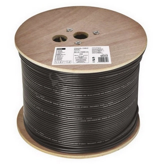 Obrázek produktu Koaxiální kabel venkovní laněný černý RG58U EMOS S5213 metráž 6