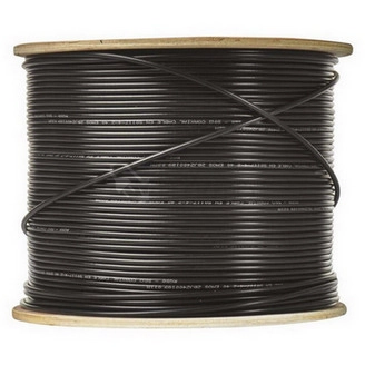Obrázek produktu Koaxiální kabel venkovní laněný černý RG58U EMOS S5213 metráž 8